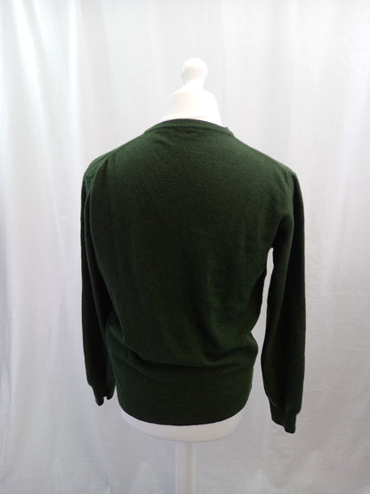 cashmere mix green and blue mens jumper barneys new york large