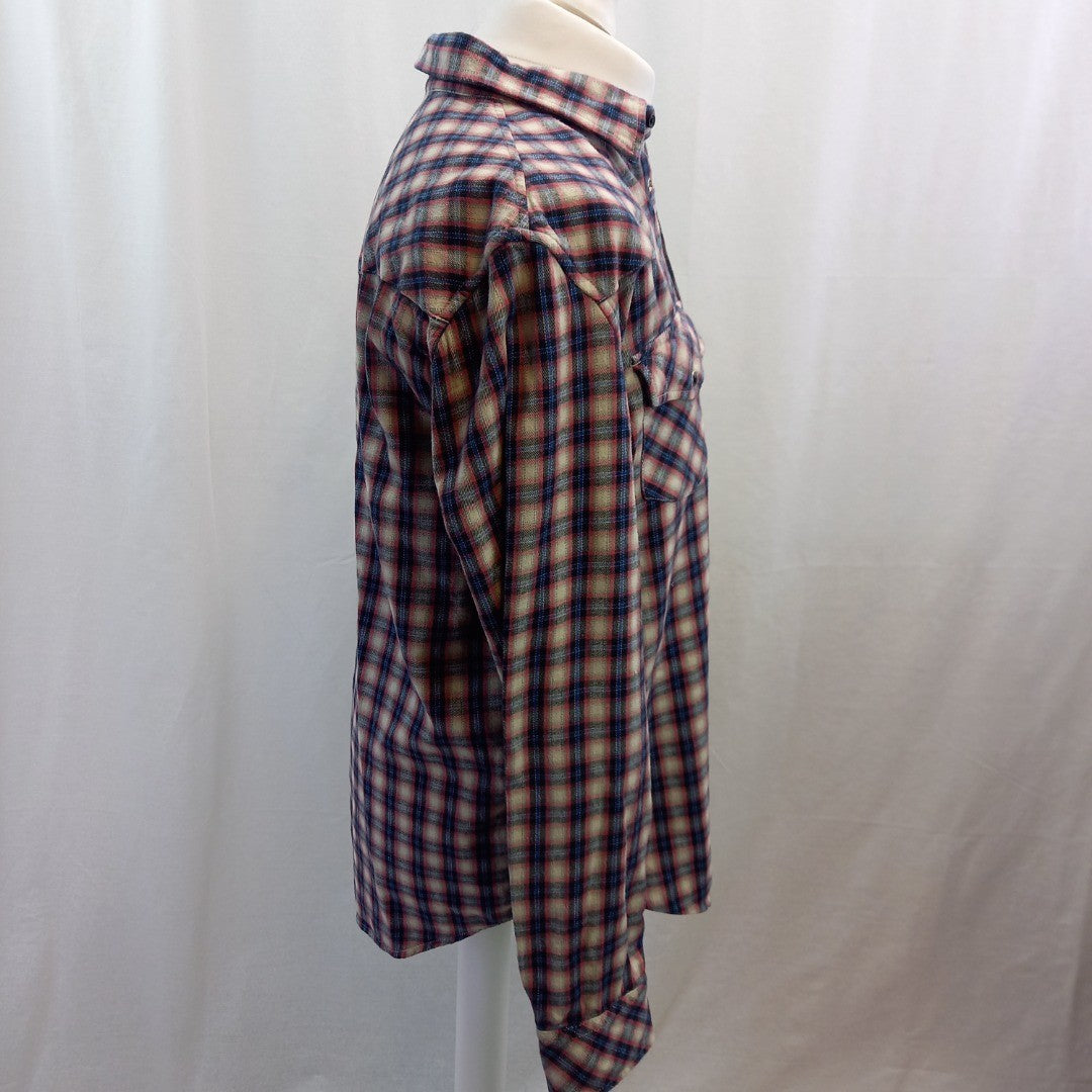 Diesel Checked 100% Cotton Shirt XXL Good