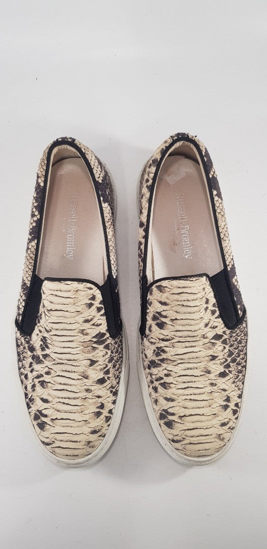 Russel & Bromley Snake Skin Effect Loafers Slip On Shoes Size 5 VGC