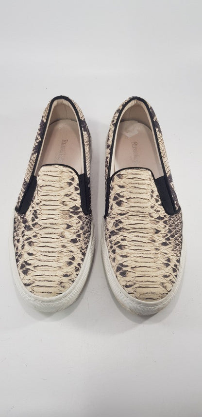 Russel & Bromley Snake Skin Effect Loafers Slip On Shoes Size 5 VGC