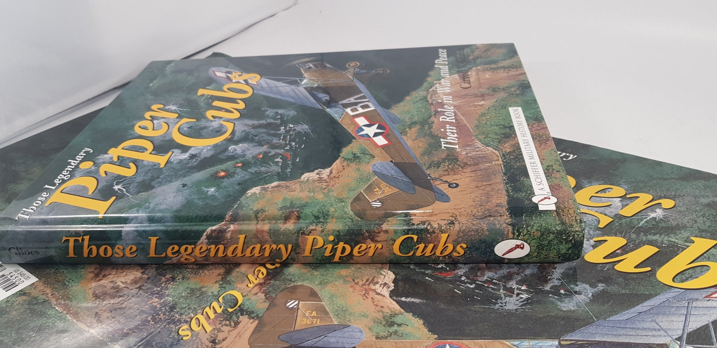 Those Legendary Piper Cubs Their Role In War And Peace By Carroll Glines  Hardcover GC