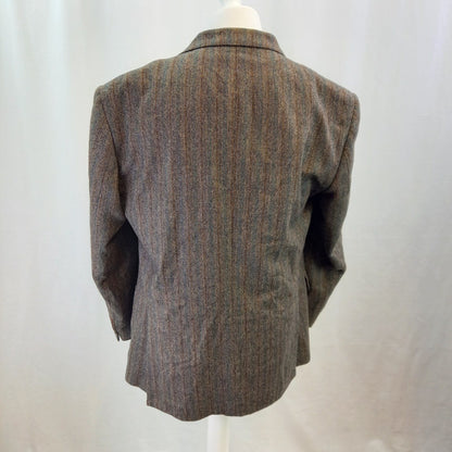 Daks London 100% Wool Tweed Jacket Blazer Mens UK L Excellent