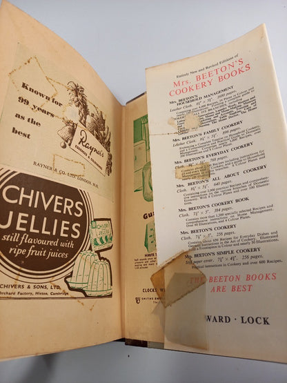 Mrs Beeton's Household Management Ward Lock Publishing Vintage Cookery Book