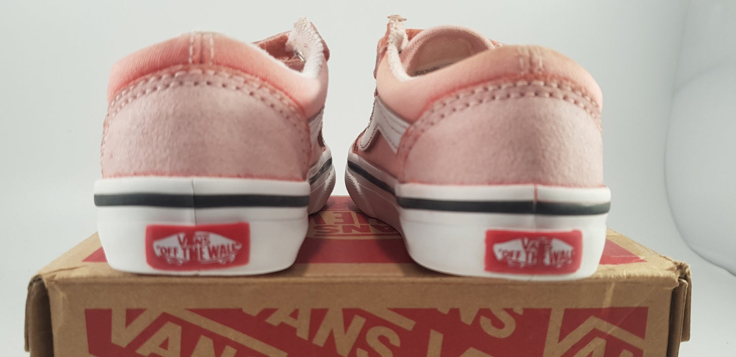 Vans Off The Wall Pink Trainers Children/Baby Size 5 GC in Box