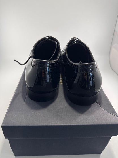 HAMMOND & CO Men's 1238 Black HC Ryde Patent Leather Formal Shoes UK 9