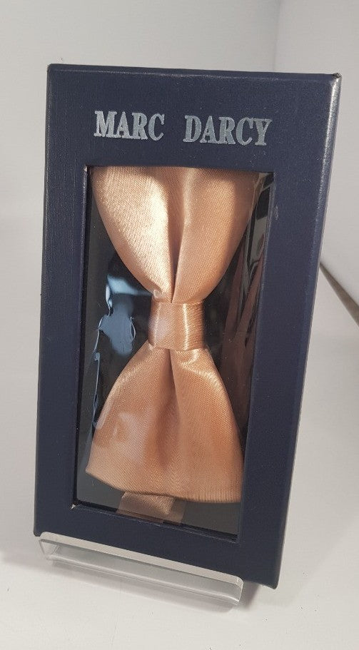 Marc Darcy Formal Smart Stanley Bow Tie Gold Brand New In Box