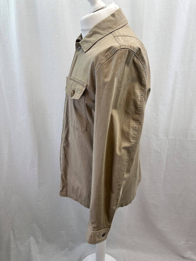 M&S Mens Blouson Jacket Sand UK L BNWT