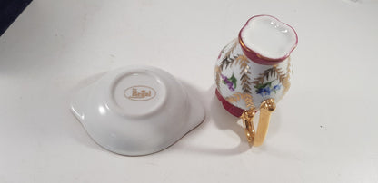 The Regal Porcelain Collectable Miniature Jug Bowl Wash Set in Original Box Ex Con