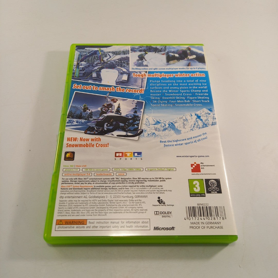 Xbox 360 Winter Sports Go for Gold 2011 Video Game