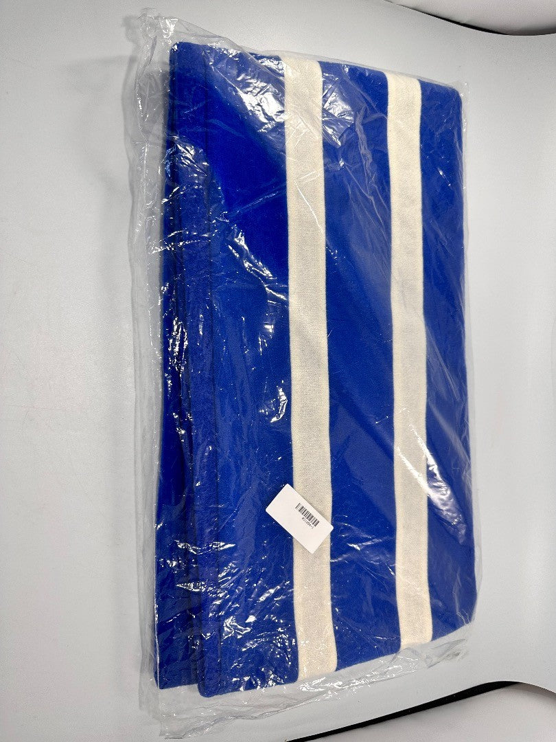 The Famous Cheltenham Exeter Blue and White Stripes Scarf New In Bag