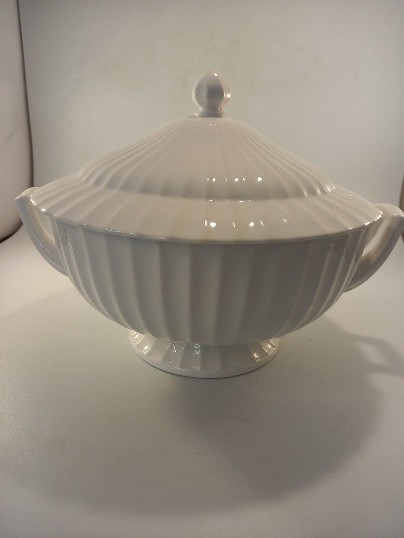 royal worcester soup tureen white warmley lidded serving dish