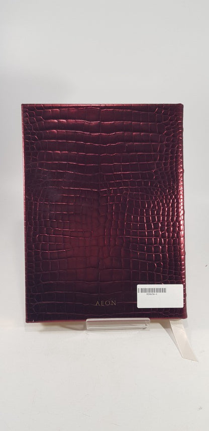 Aeon Wine Journal Burgundy Animal Print Brand New & Unused