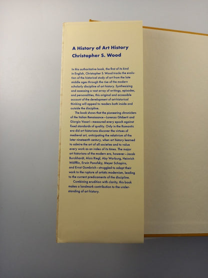 book a history of art history by christopher s wood VGC