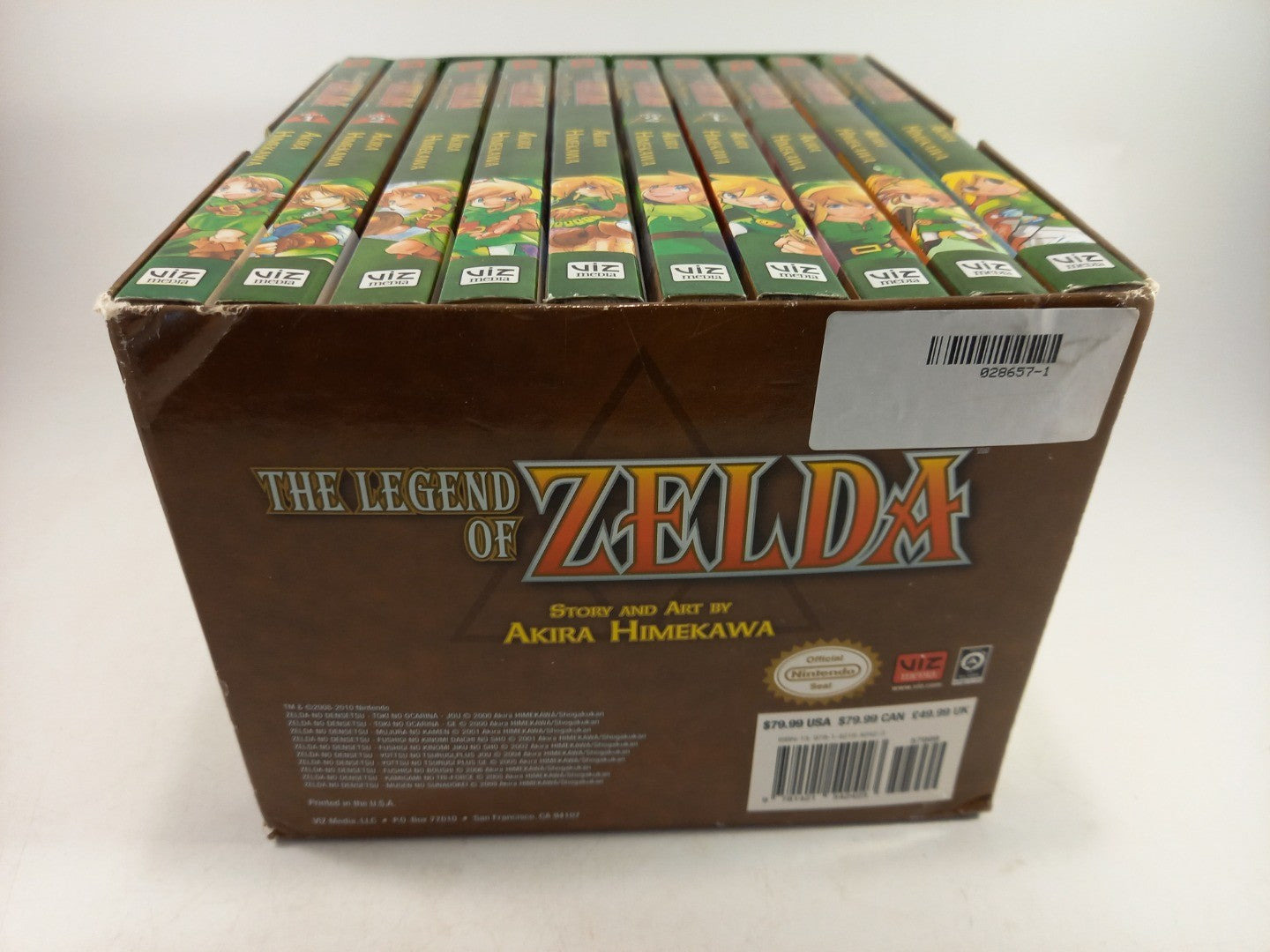 The Legend of Zelda Manga Box Set Volumes 1 -10 Akira Himekawa VGC