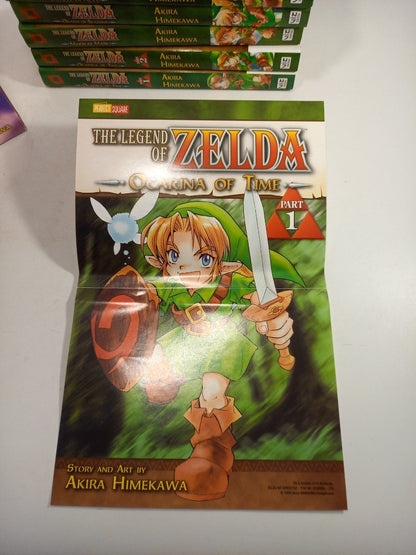 The Legend of Zelda Manga Box Set Volumes 1 -10 Akira Himekawa VGC