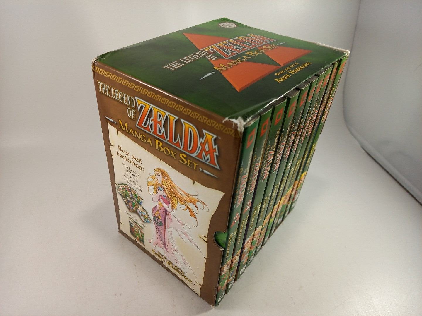 The Legend of Zelda Manga Box Set Volumes 1 -10 Akira Himekawa VGC