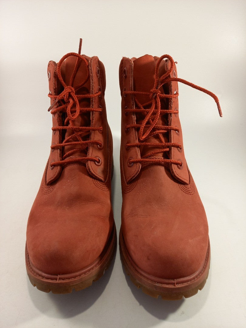 Timberland Red Suede Boots Primaloft 200gr UK 6 Nearly New