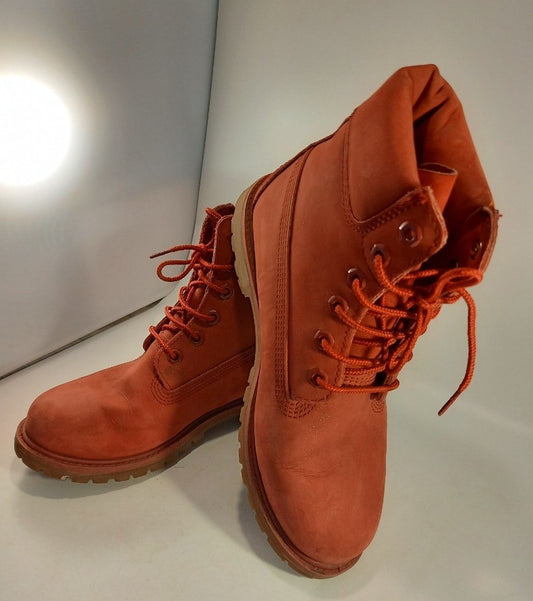 Timberland Red Suede Boots Primaloft 200gr UK 6 Nearly New