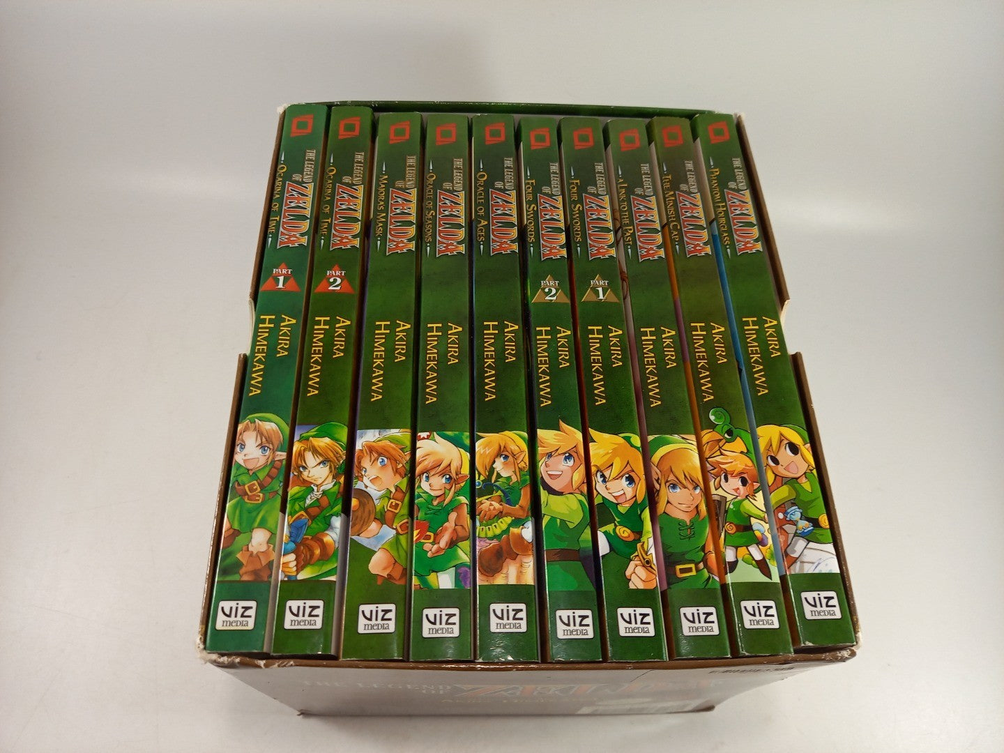 The Legend of Zelda Manga Box Set Volumes 1 -10 Akira Himekawa VGC