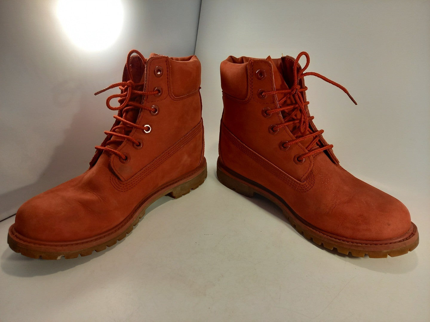 Timberland Red Suede Boots Primaloft 200gr UK 6 Nearly New