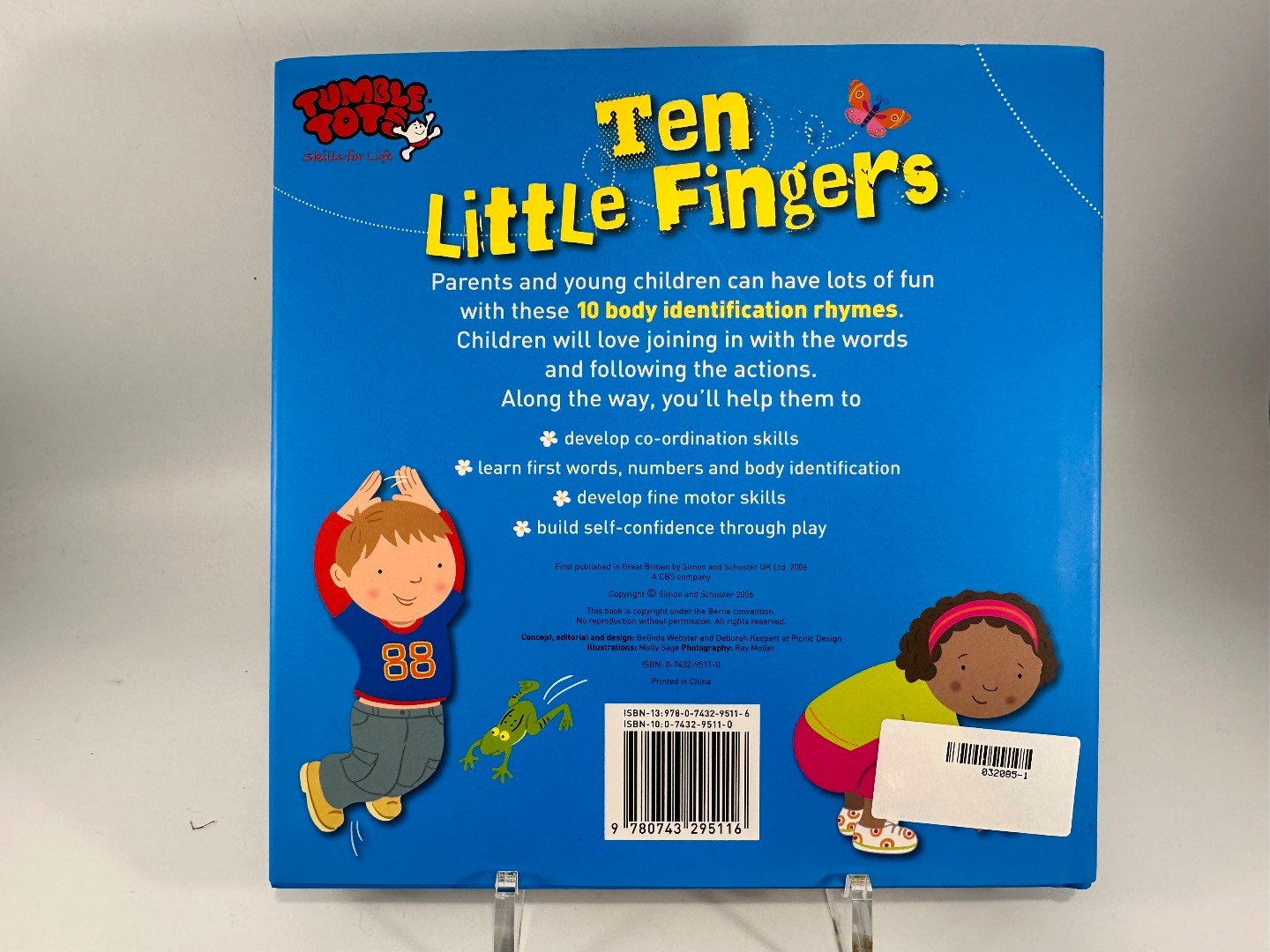 Ten Little Fingers By Deborah Kespert Tumble Tots Skills For Life