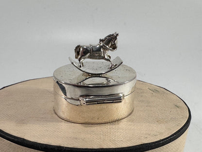 Links of London Silver Rocking Horse Trinket Box Pot