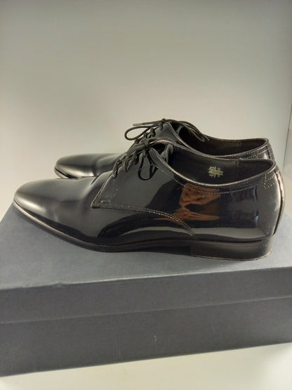 Hammond & Co Black HC Ryde Patent Leather Formal Shoes - UK 9 EU 43