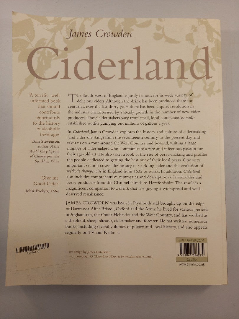 cinderland book by james crowden south west england cider makers