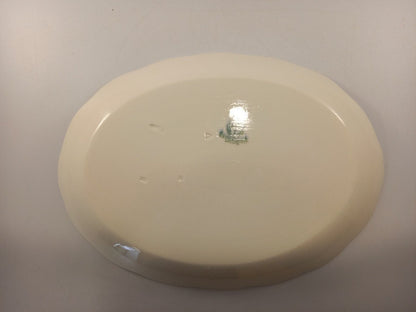 bishop and stonier plate white platter serving plate with raised white pattern