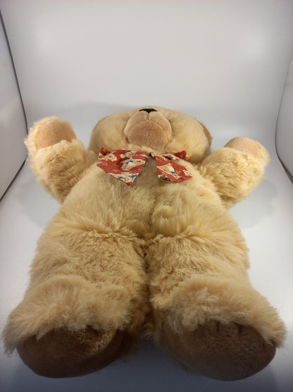 Simply Soft Collection Keel Toys Large Teddy Bow Vintage VGC