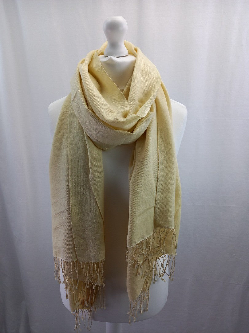 pashmina the cashmere company wrap scarf shawl beige natural cream silk cashmere