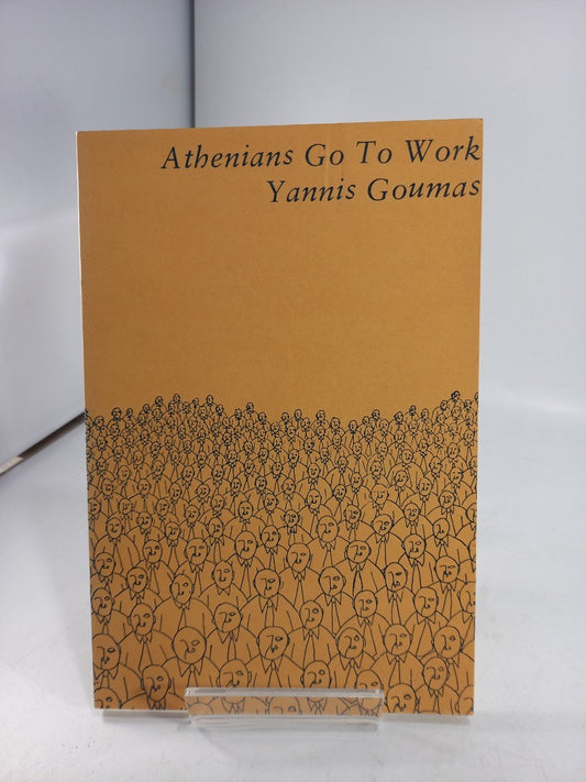 Athenians Go To Work Yannis Goumas Poetry Paperback 1978 Signed Ex Con