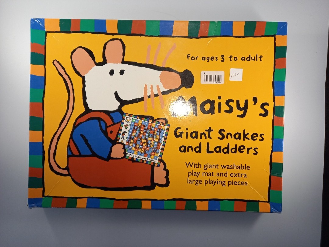 maisys giant snakes and ladders large board game