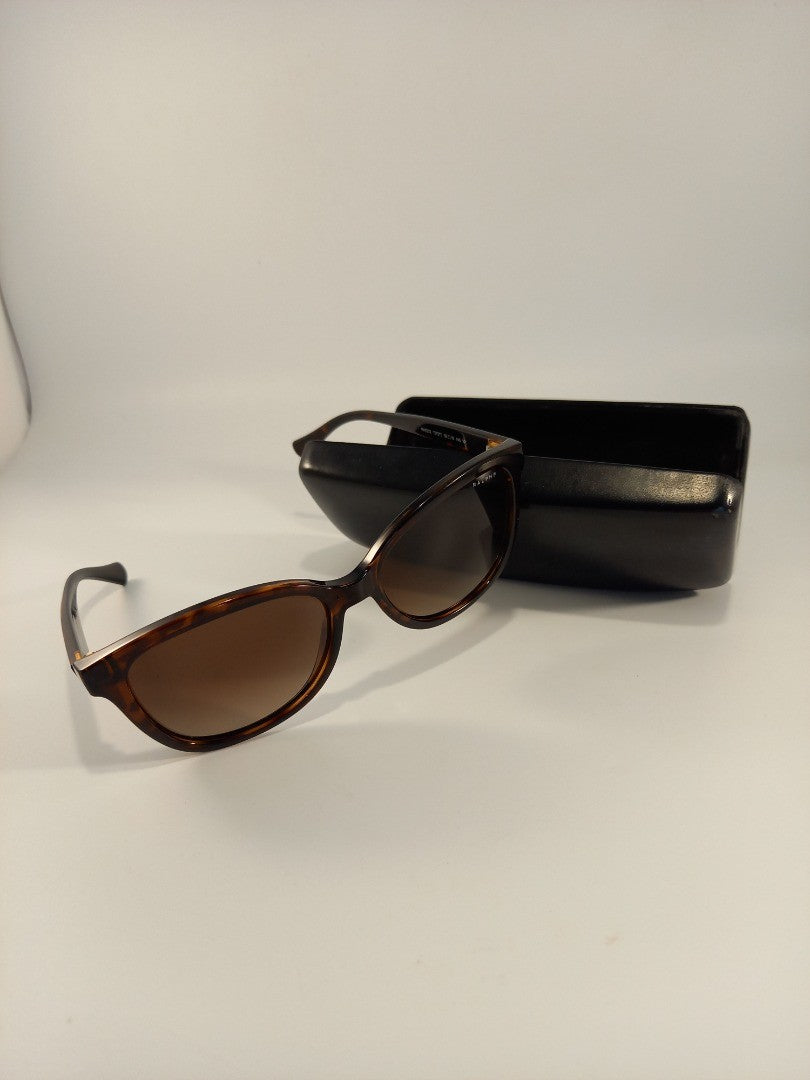 Ralph Lauren Tortoiseshell RA5222 Polarised Rounded Sunglasses & Case