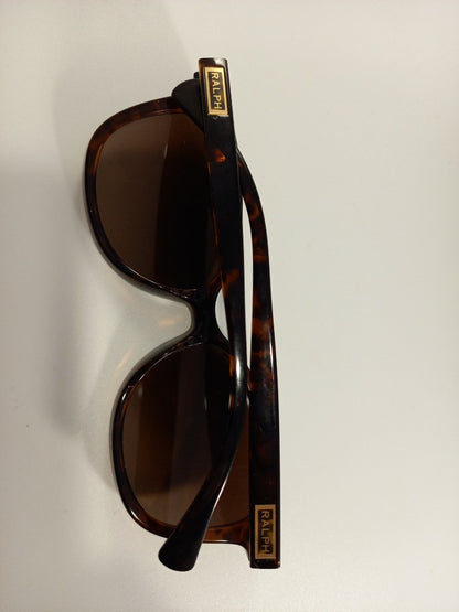 Ralph Lauren Tortoiseshell RA5222 Polarised Rounded Sunglasses & Case