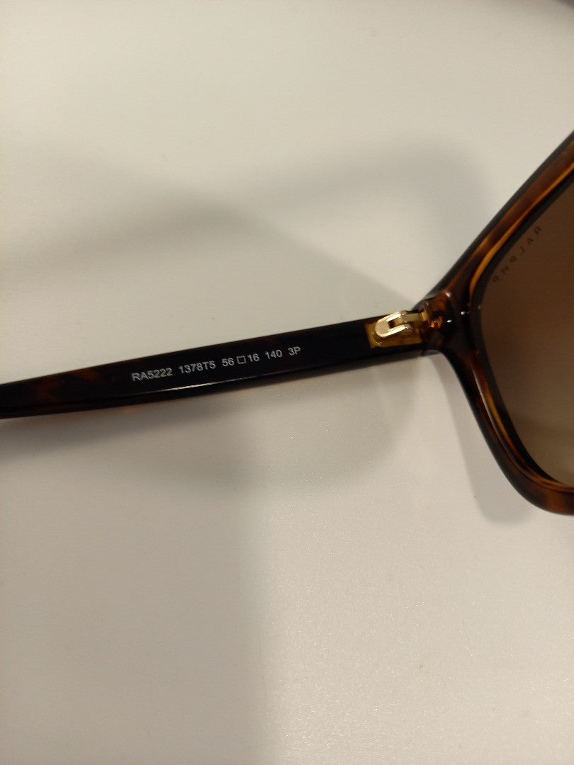 Ralph Lauren Tortoiseshell RA5222 Polarised Rounded Sunglasses & Case