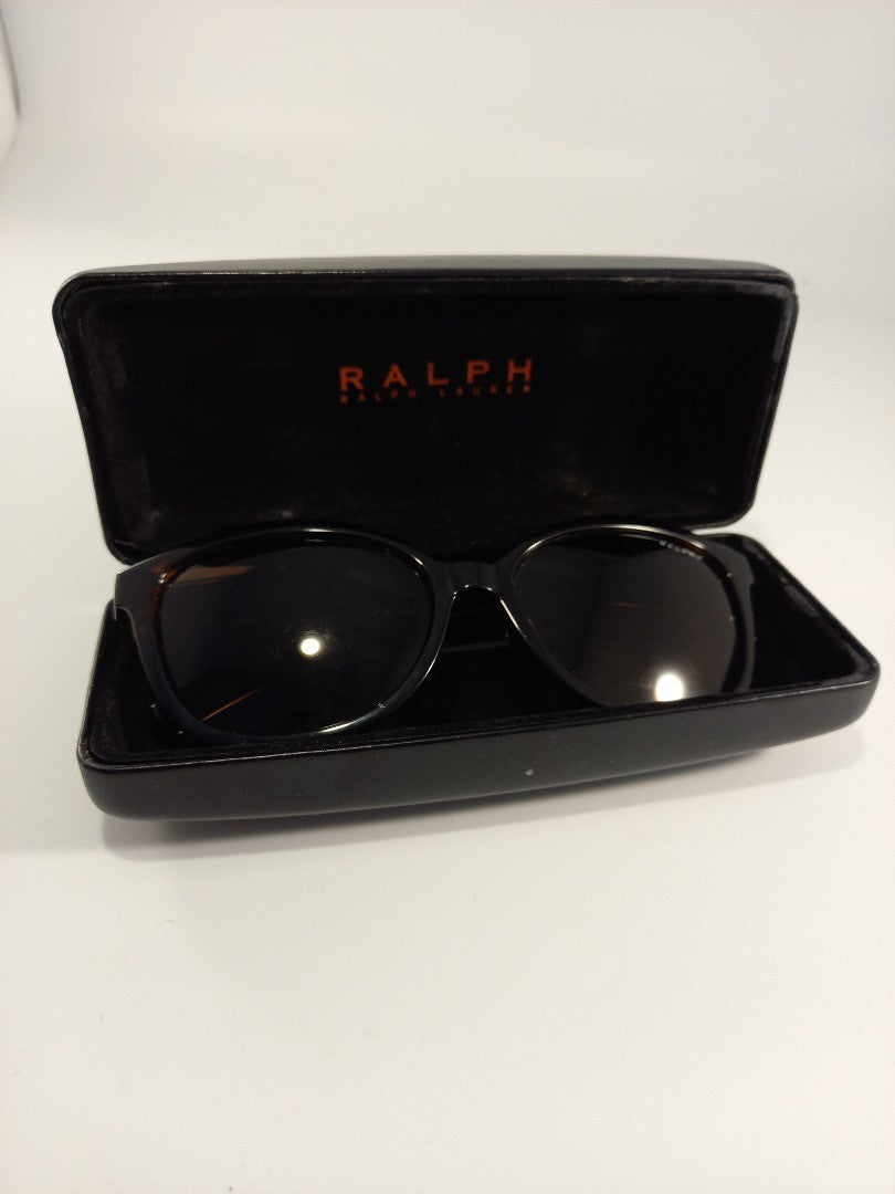 Ralph Lauren Tortoiseshell RA5222 Polarised Rounded Sunglasses & Case