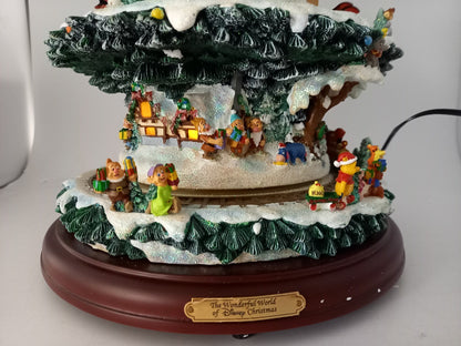 Bradford Exchange Disney Tabletop Christmas Tree The Wonderful World of Disney VGC