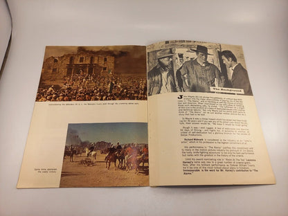 The Alamo Movie Programme Souvenir Movie Book 1960 Vintage VGC