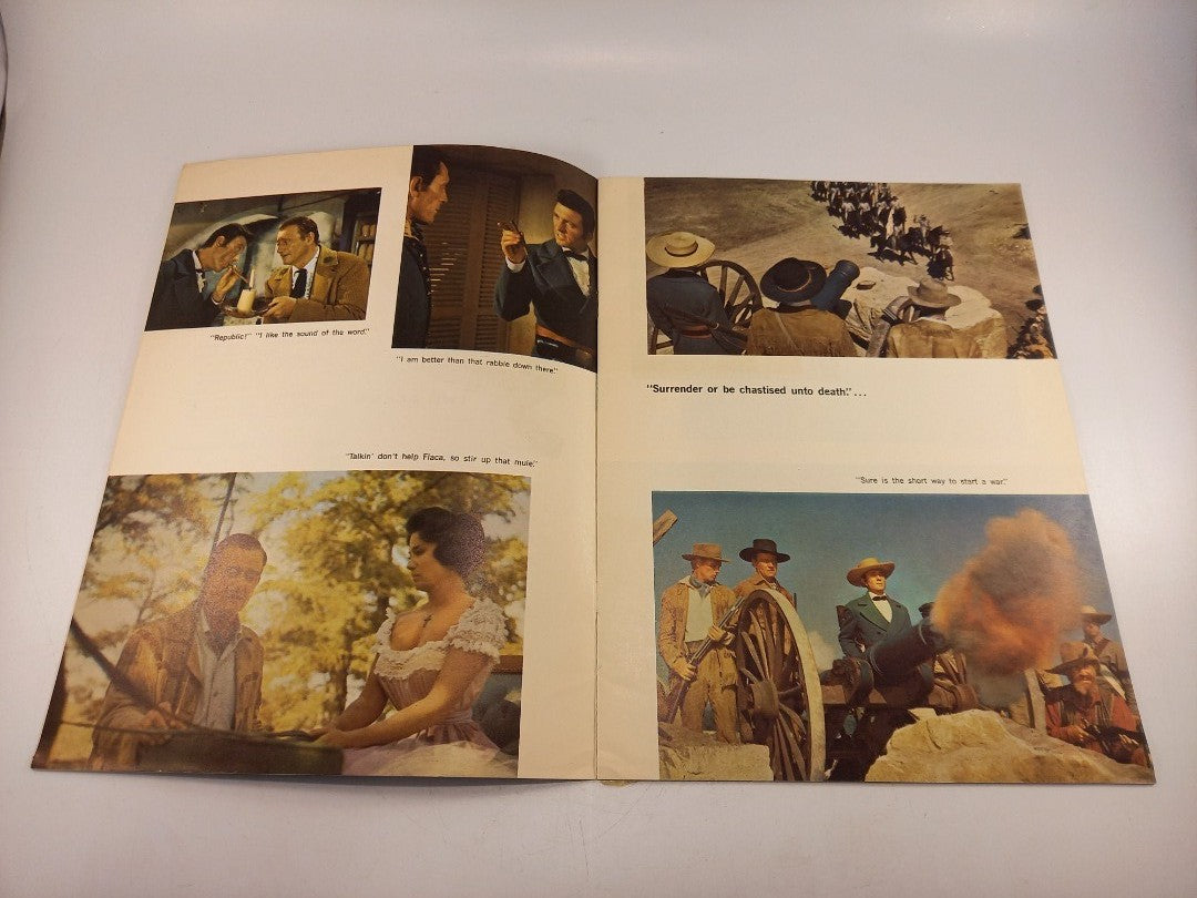 The Alamo Movie Programme Souvenir Movie Book 1960 Vintage VGC