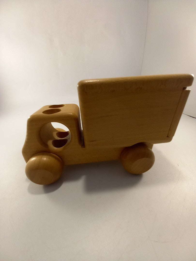 kinderkram toy truck wooden konrad keller van car moving wheels