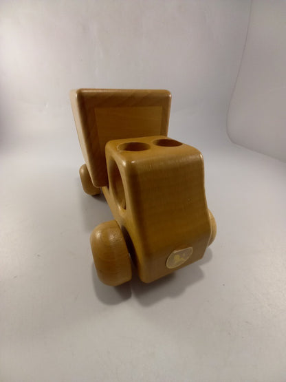 kinderkram toy truck wooden konrad keller van car moving wheels