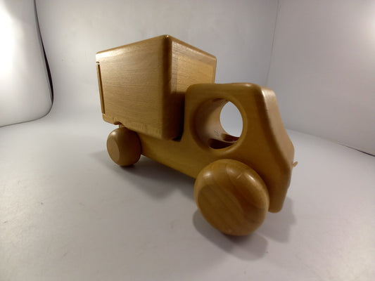 kinderkram toy truck wooden konrad keller van car moving wheels