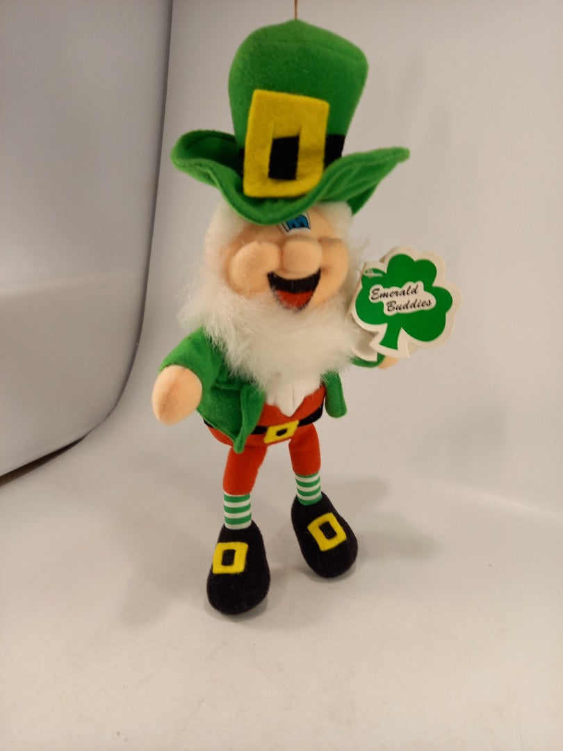 Emerald Buddies Small Leprechaun Plush Stuffed Toy Vintage BNWT