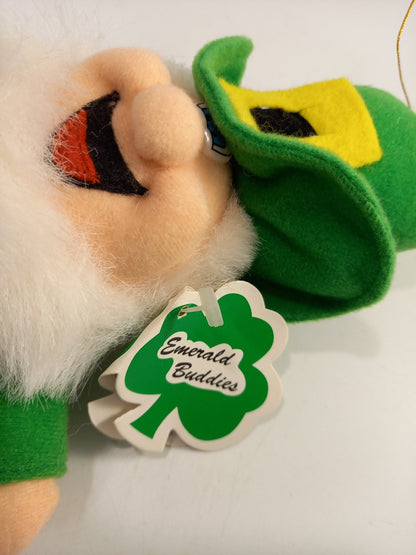 Emerald Buddies Small Leprechaun Plush Stuffed Toy Vintage BNWT