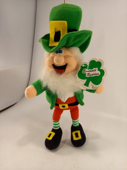 Emerald Buddies Small Leprechaun Plush Stuffed Toy Vintage BNWT