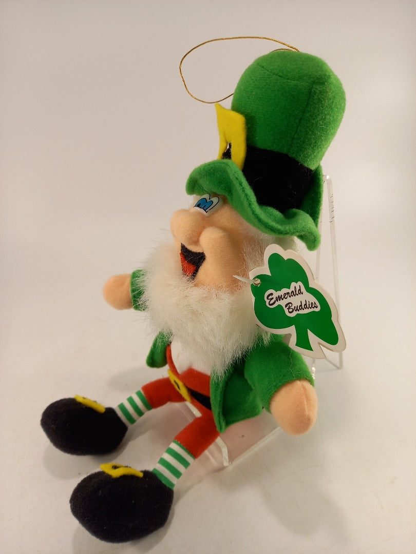 Emerald Buddies Small Leprechaun Plush Stuffed Toy Vintage BNWT