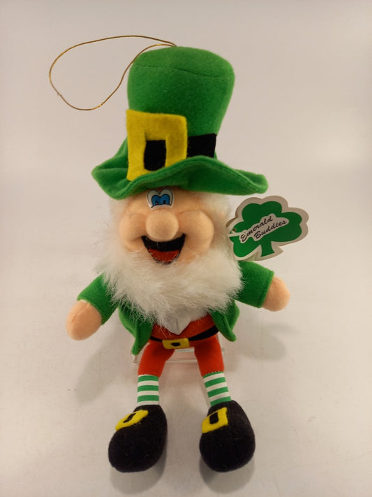 Emerald Buddies Small Leprechaun Plush Stuffed Toy Vintage BNWT