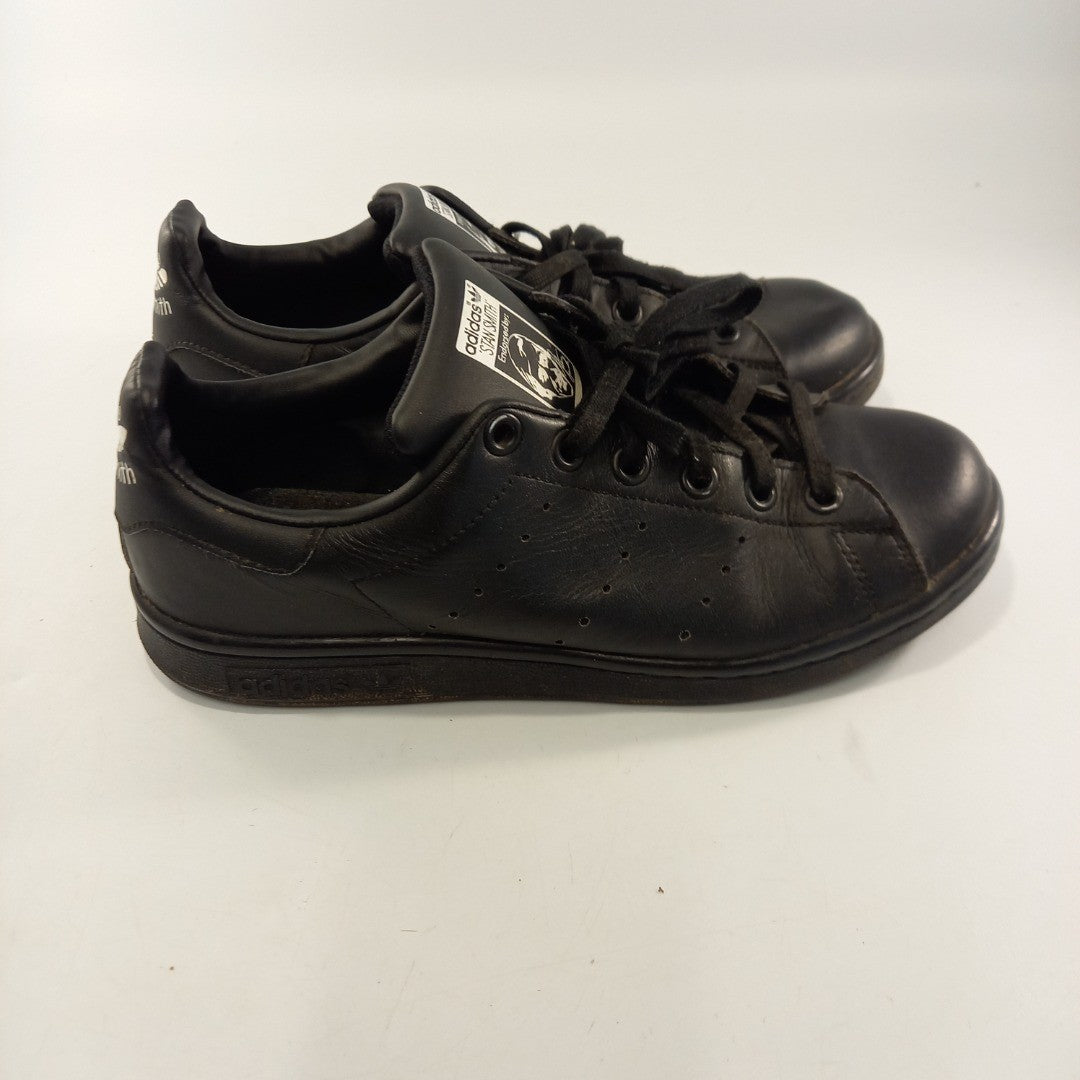 Adidas Stan Smith Black Trainers UK 4.5 Good