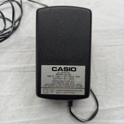 Casio Casiotone CT-120 Keyboard Black Power Cable Included Working Vintage